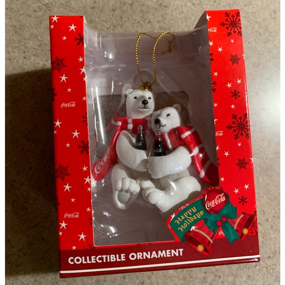 Coca Cola Holiday Kmart Collectible Coca Cola Ornament Of 2 Polar
